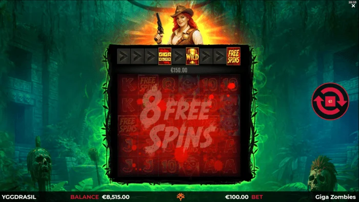 Giga Zombies - εκκίνηση δωρεάν περιστροφών